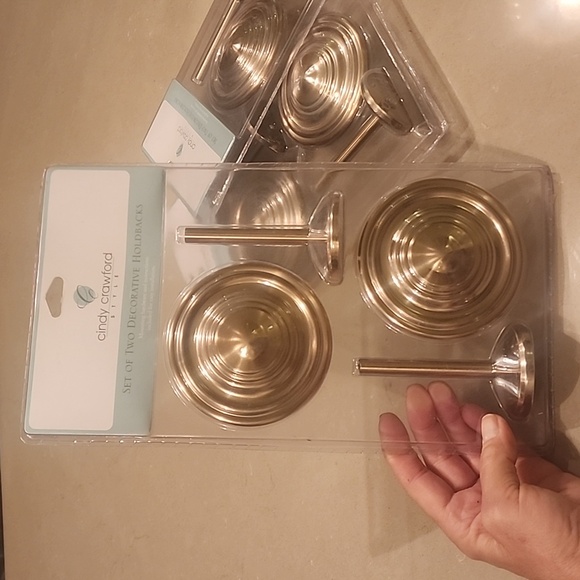 Set of 3(X2per)Cindy Crawford Decorative Drape Holdbacks - Picture 2 of 5